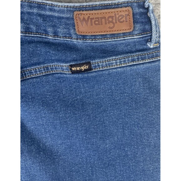 Wrangler Jeans Women's Size 12 High-Rise Fierce Flare Raw Hem Boho Country Gypsy - Picture 10 of 13